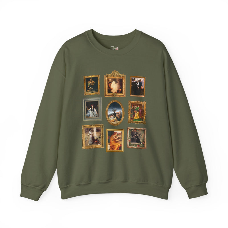 Witchy History Sweatshirt for Art Historian, Social Studies Teacher, Humanities Major Who Loves Spooky History, Famous Paintings of Witches, - Opal and June