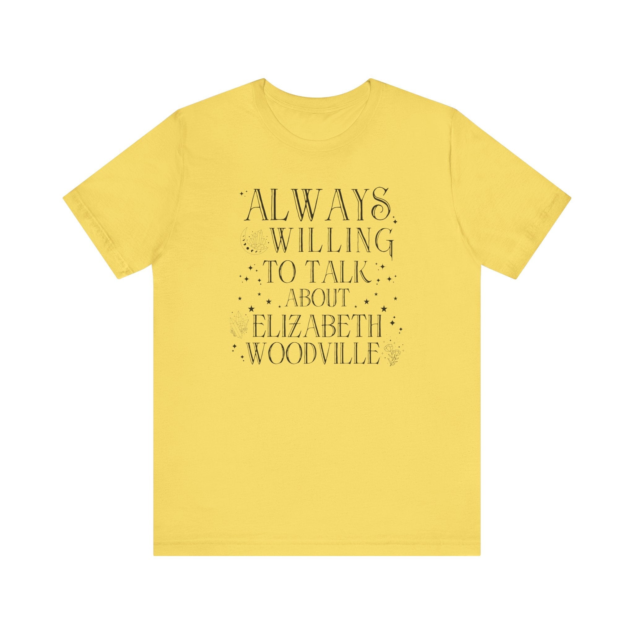 Witchy History Tee Shirt: Elizabeth Woodville - Opal and June