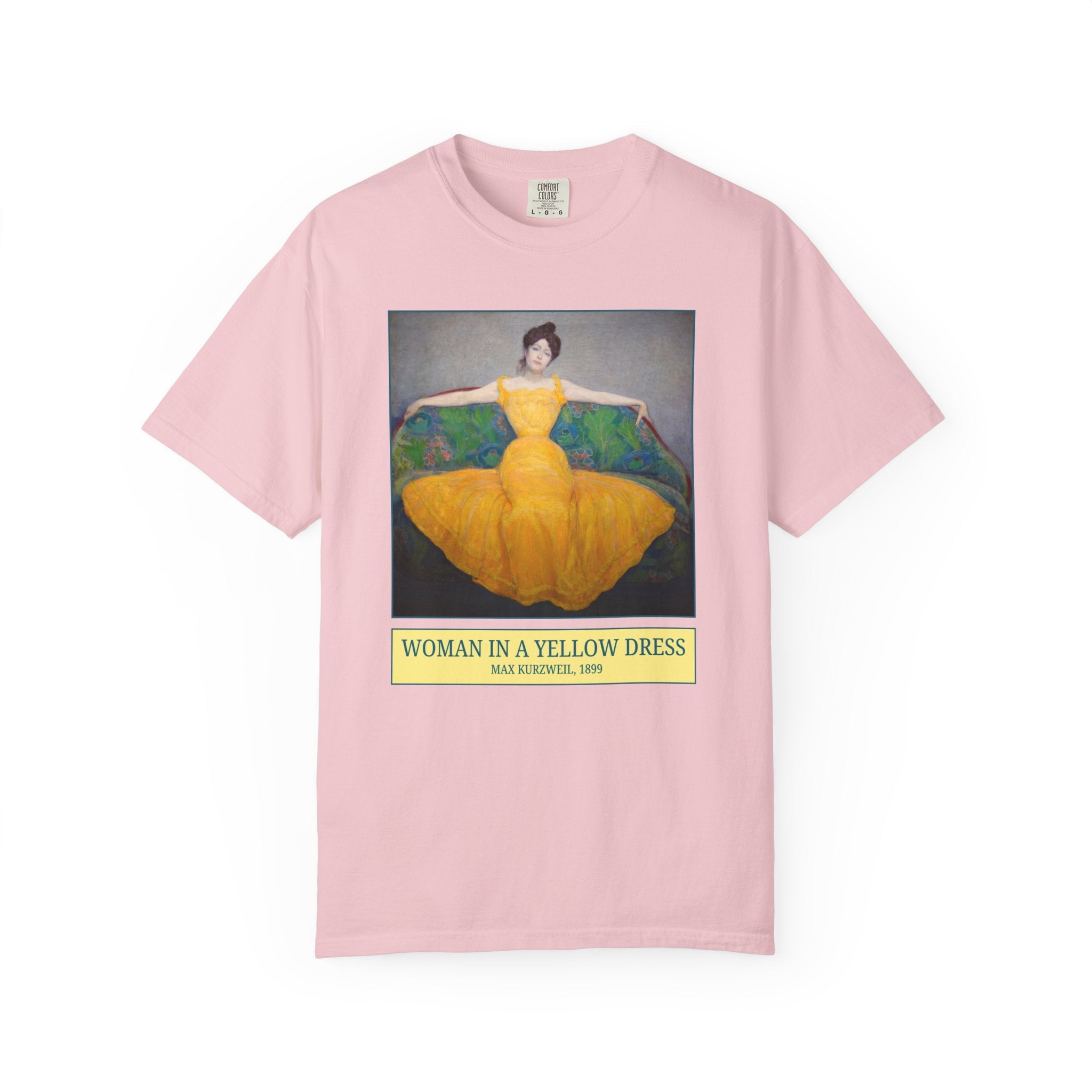 Woman in a Yellow Dress by Max Kurzweil Art History Lover Tee Shirt, Colorful Humanities Teacher or Major Gift, Vienna European Art History - Opal and June