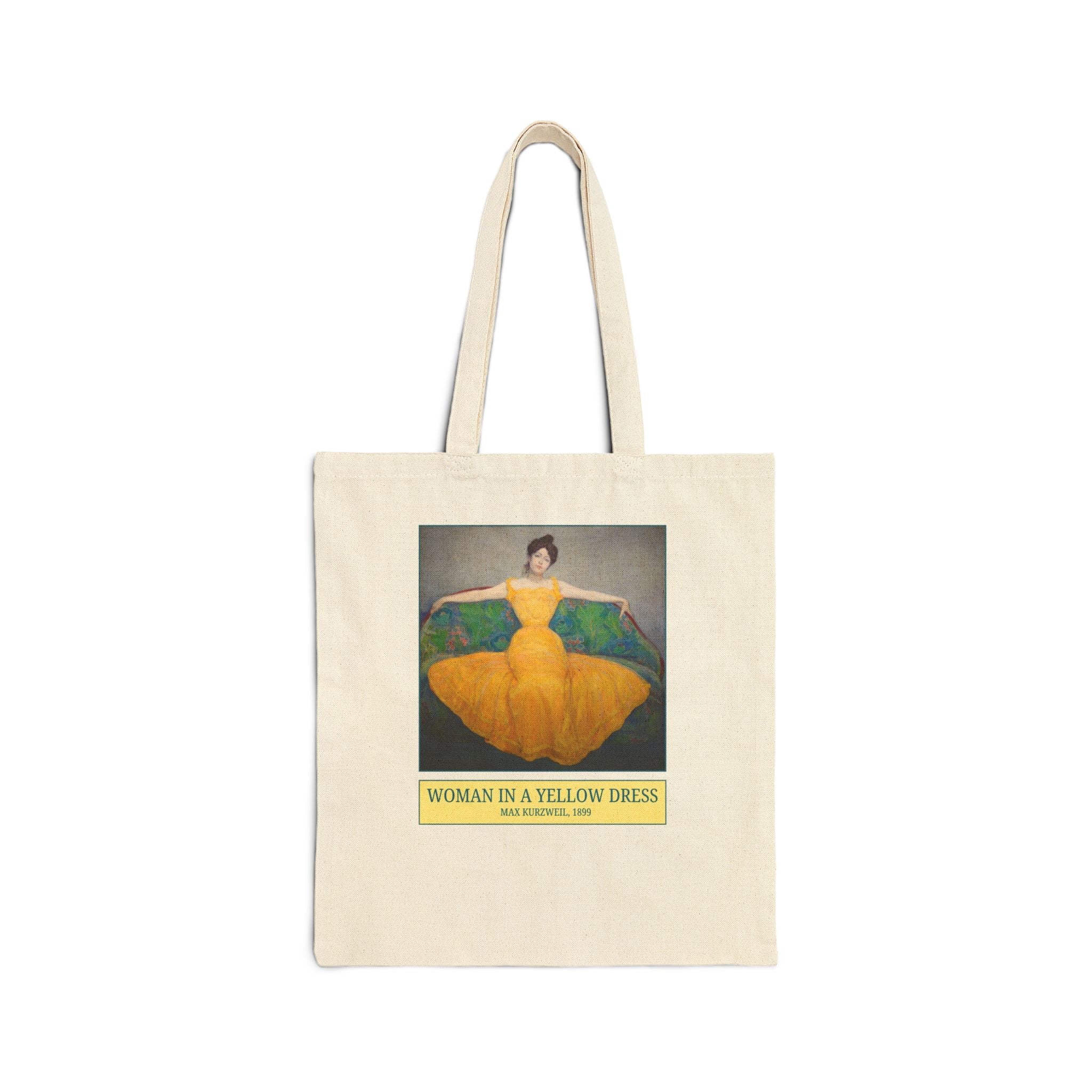 Woman in a Yellow Dress Tote Bag - Opal and June