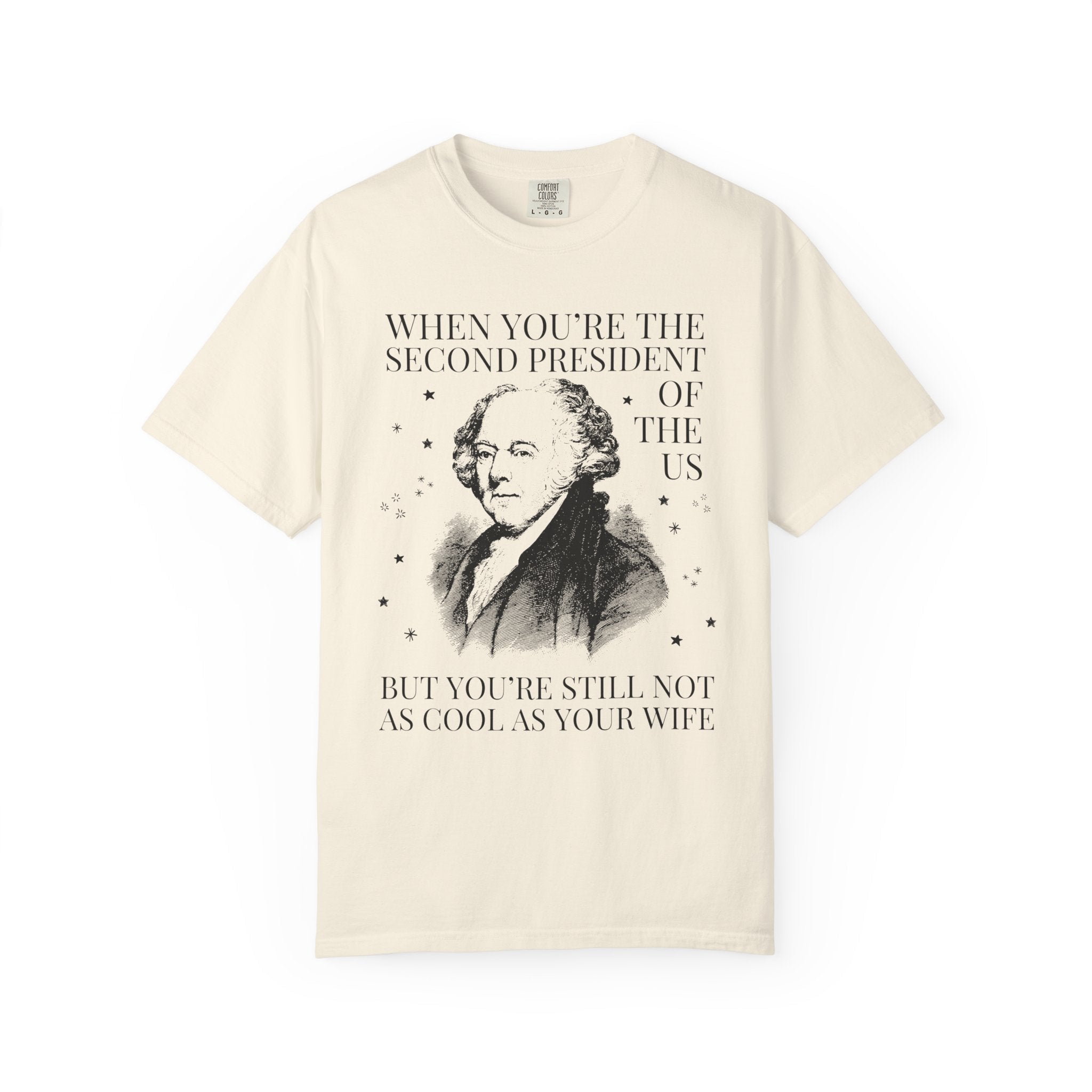 Womens American History Tee Shirt: Abigail Adams John Adams, Funny Saying Early US History T-Shirt for Social Studies Teacher, History Buff - Opal and June