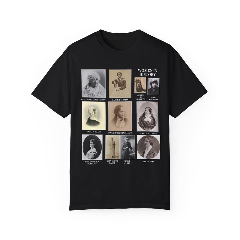 Women's History Tee Shirt with Paintings - Opal and June