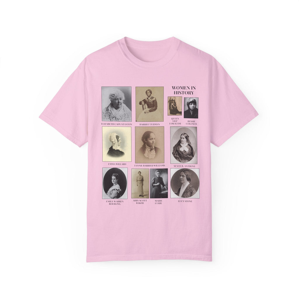 Women's History Tee Shirt with Paintings - Opal and June