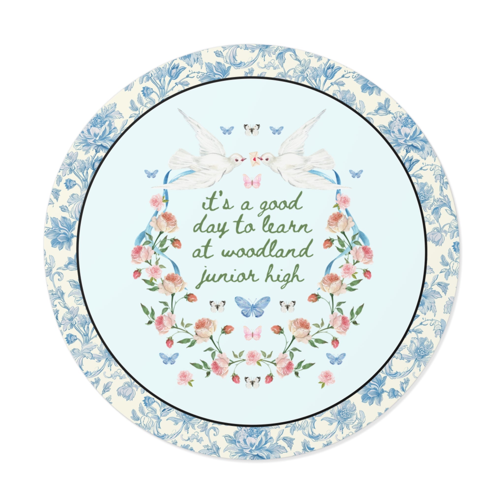 Woodland Junior High School Sticker: It's a Good Day to Learn - Opal and June