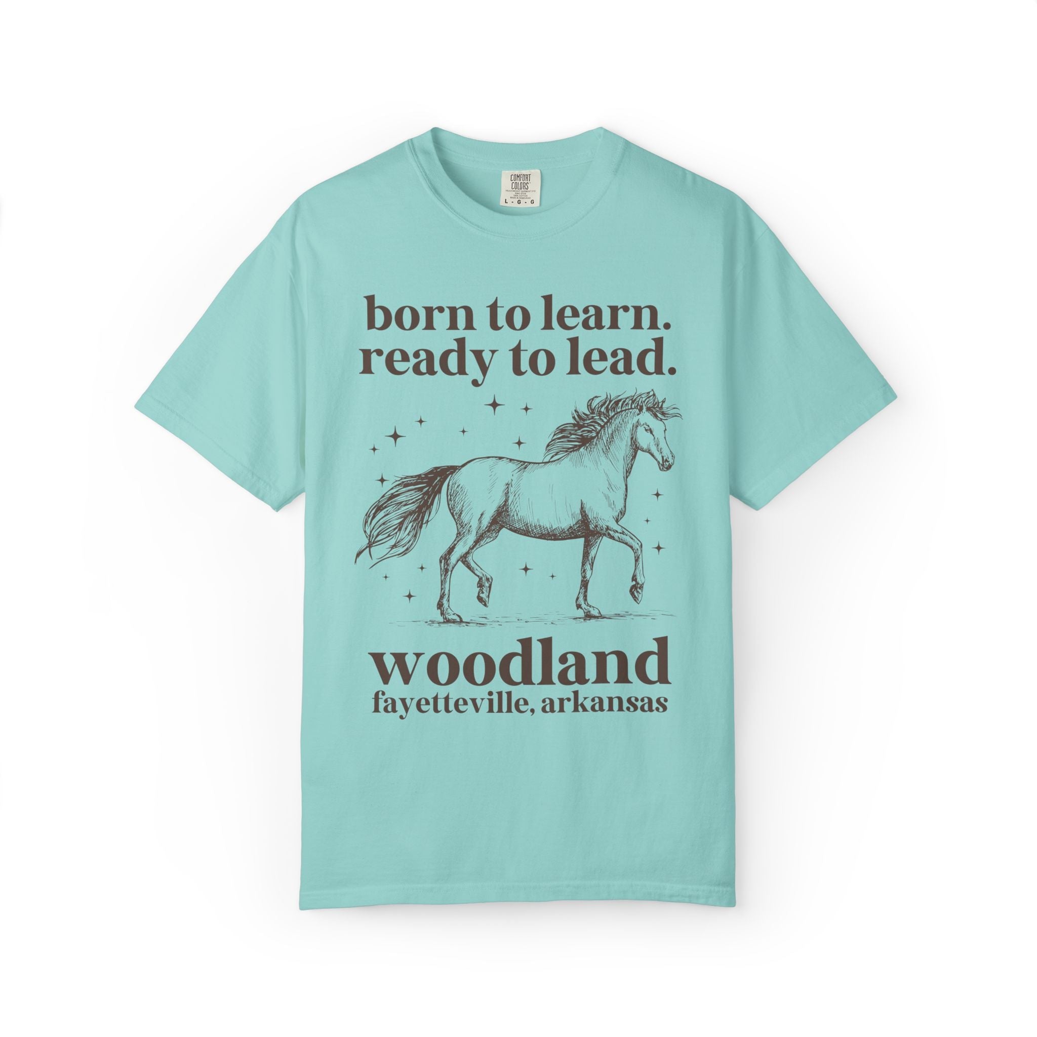 Woodland Junior High School Tee Shirt: Born to Learn. Ready to Lead. - Opal and June