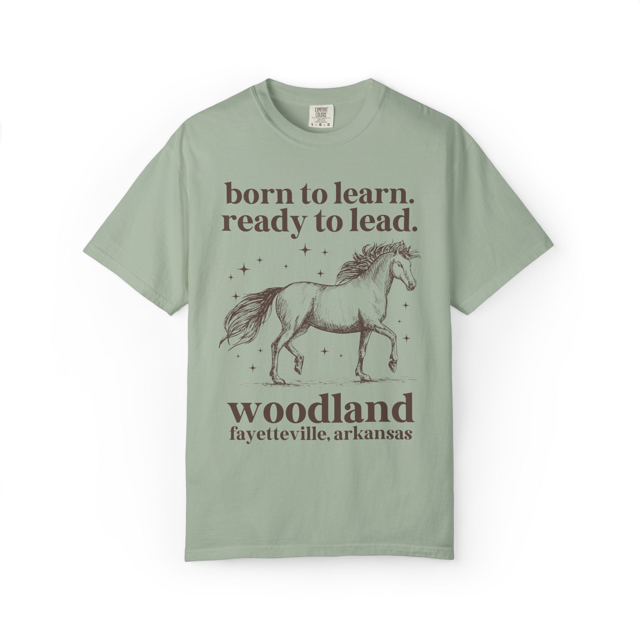 Woodland Junior High School Tee Shirt: Born to Learn. Ready to Lead. - Opal and June