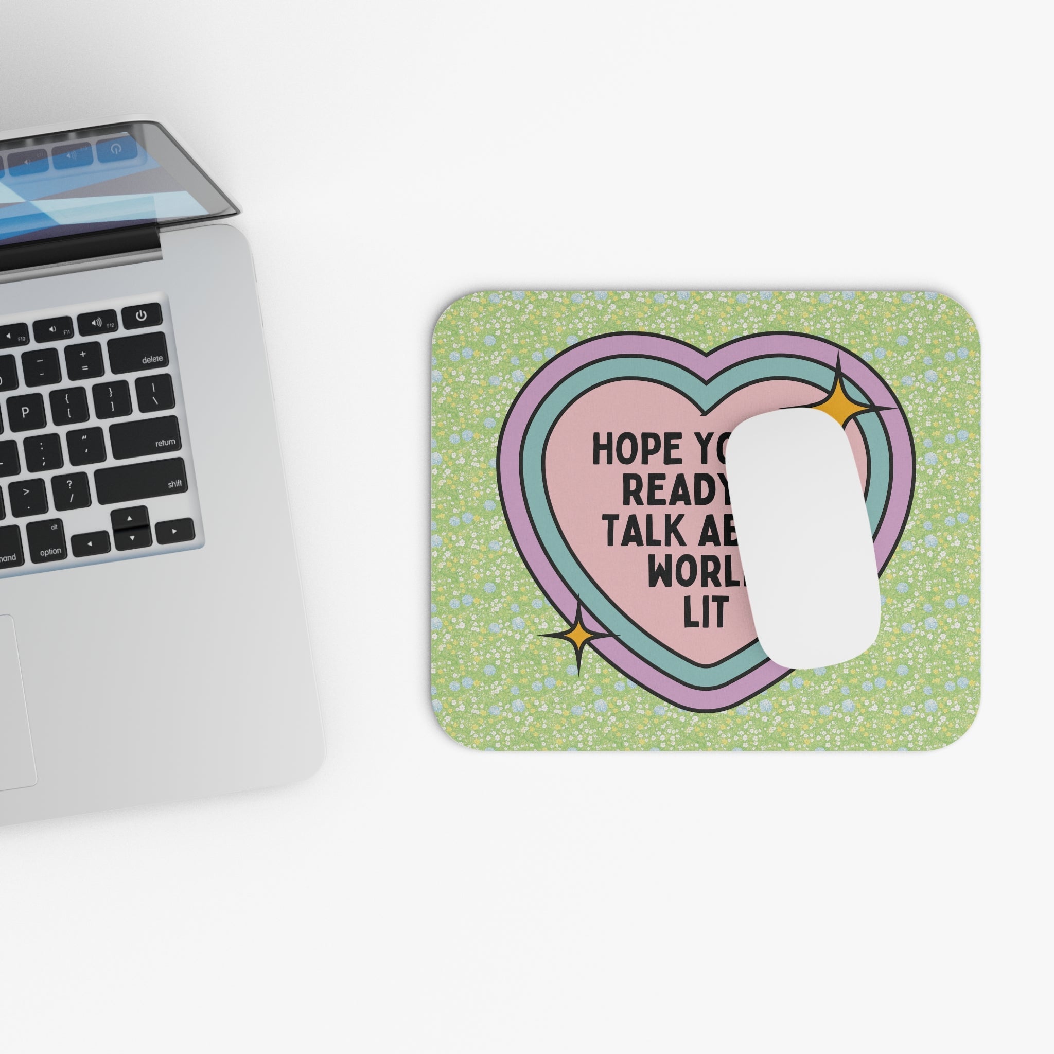 World Literature Mousepad - Opal and June