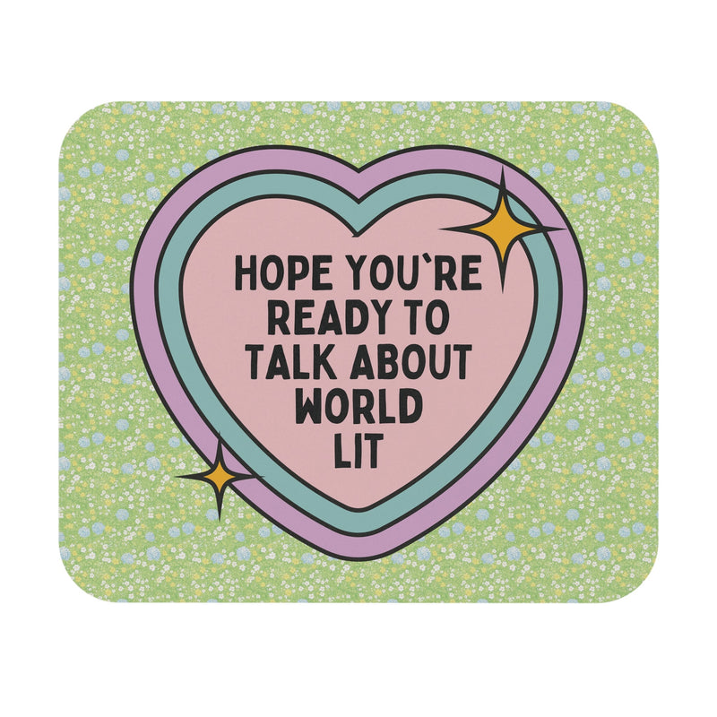 World Literature Mousepad - Opal and June