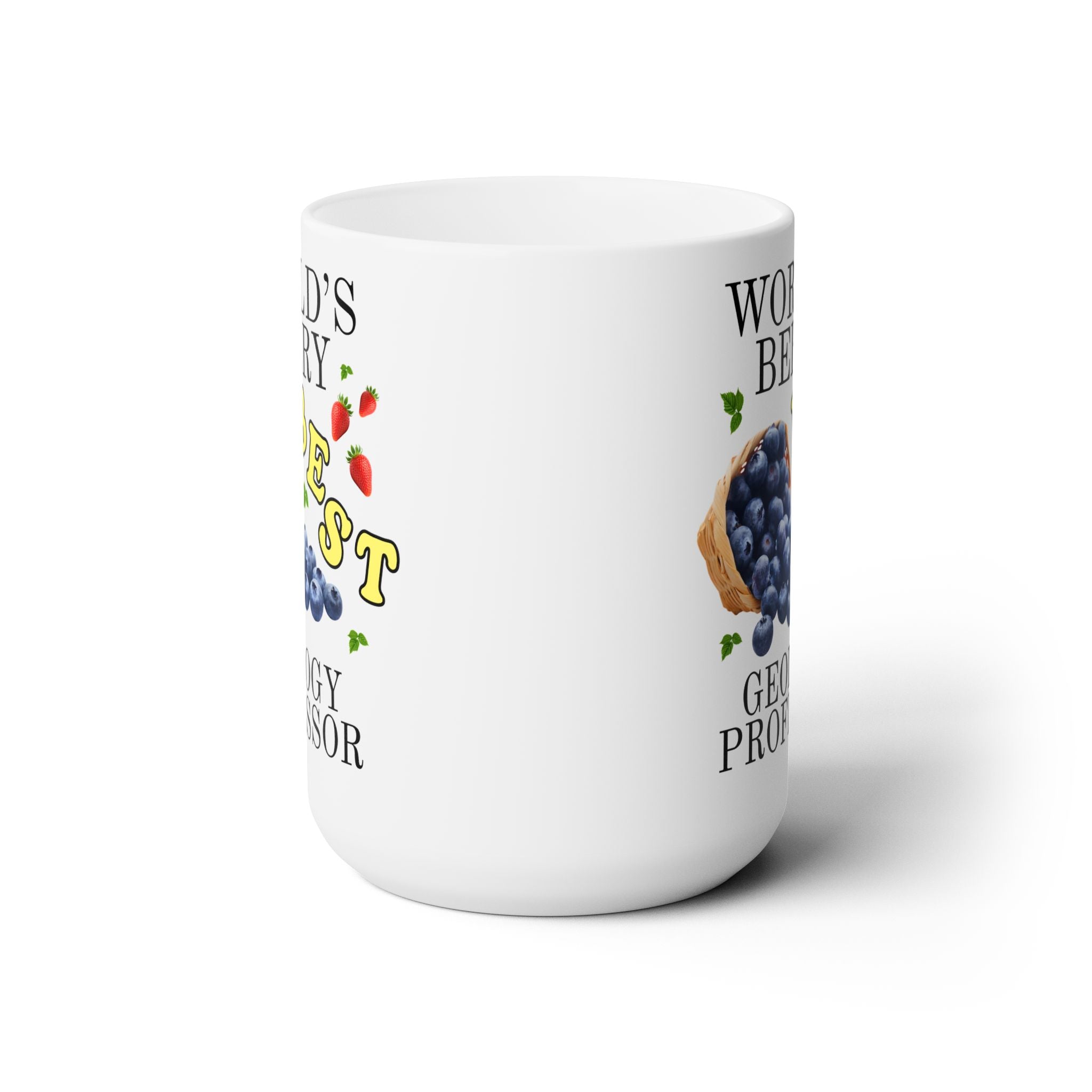 World's Berry Best Geology Professor Coffee Mug - Opal and June