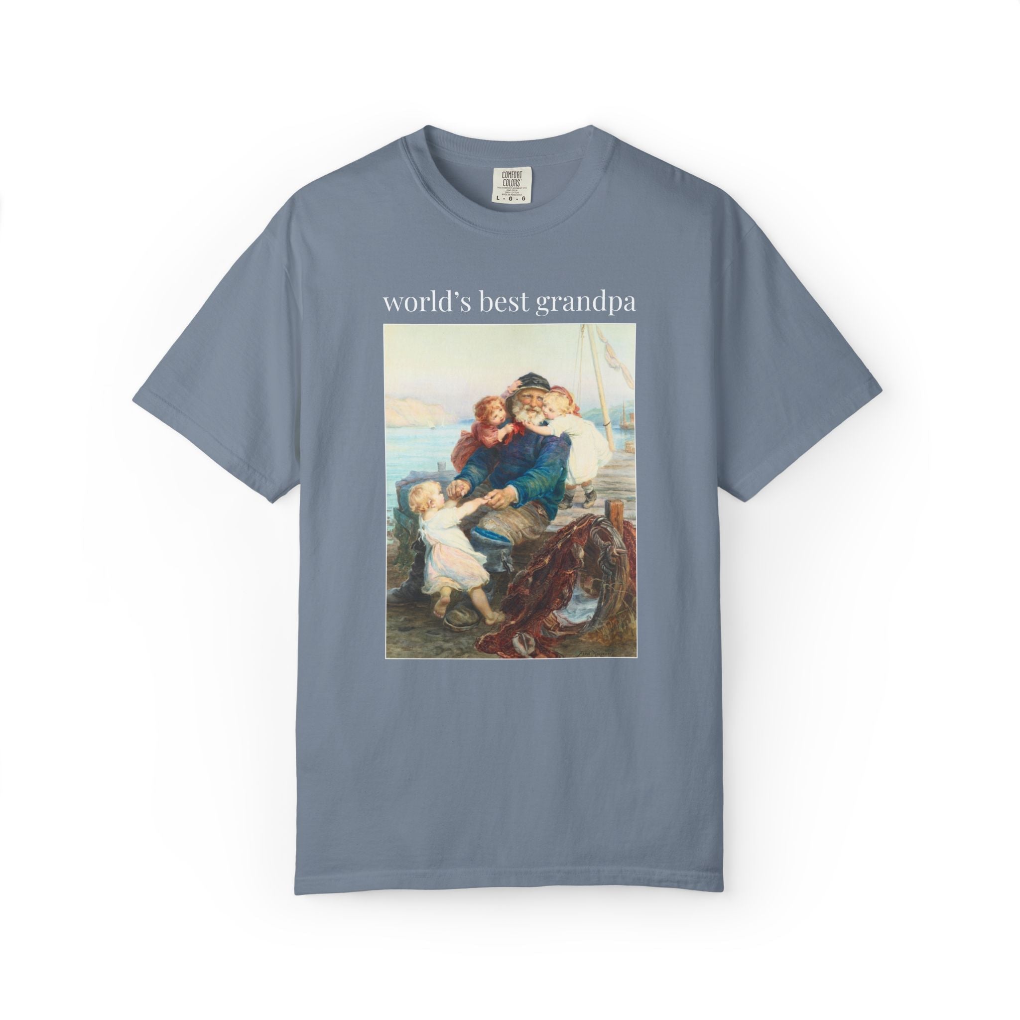 World's Best Grandpa Art History T-Shirt - Opal and June