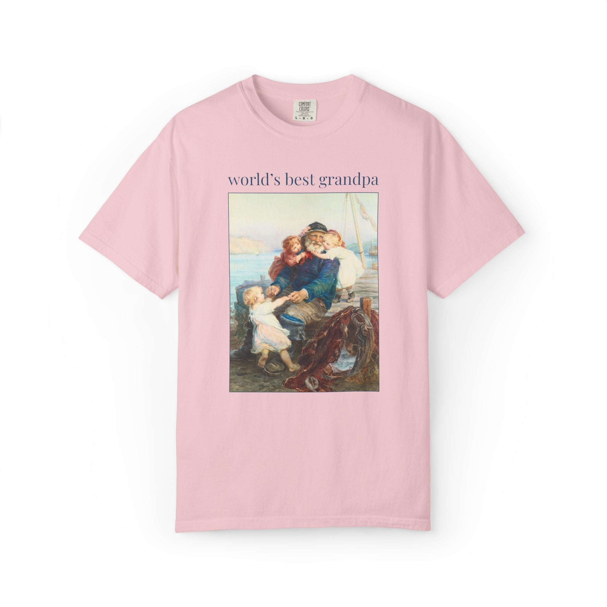 World's Best Grandpa Art History T-Shirt - Opal and June