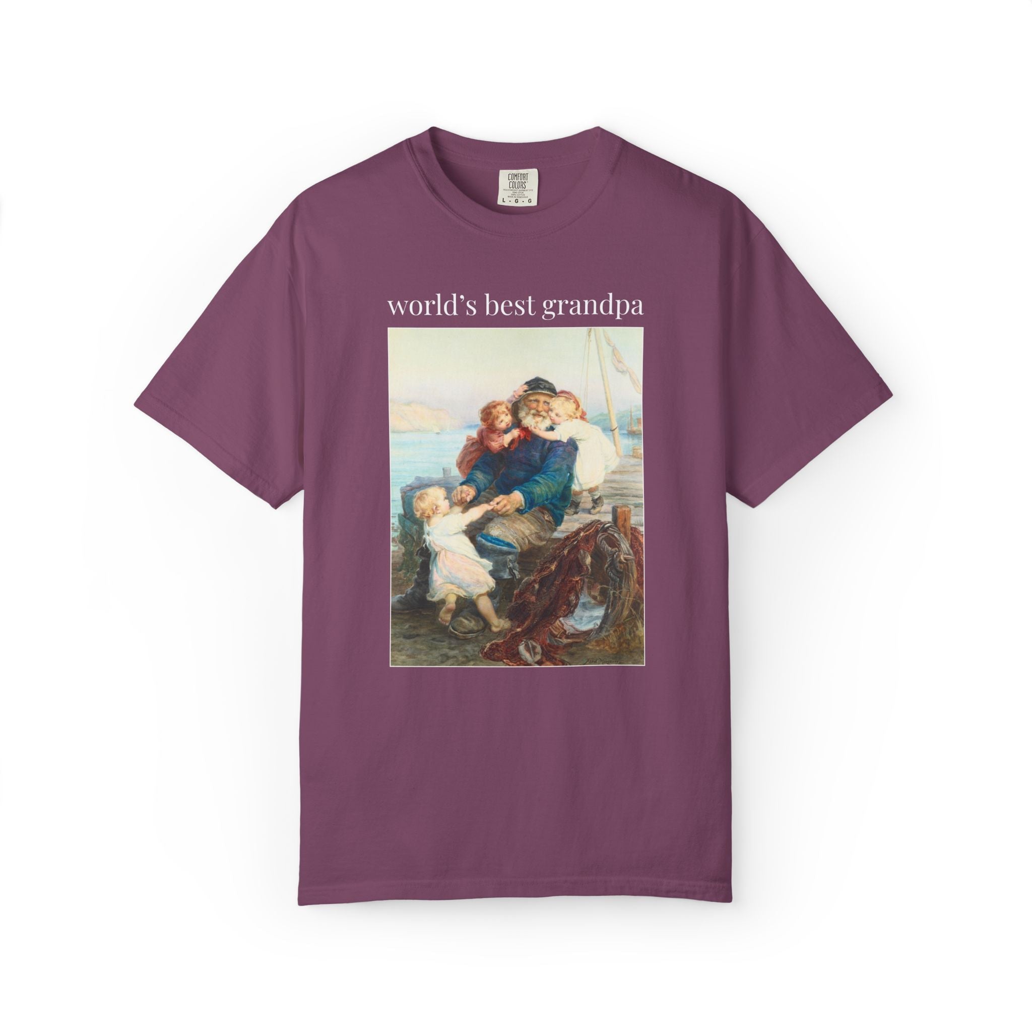 World's Best Grandpa Art History T-Shirt - Opal and June