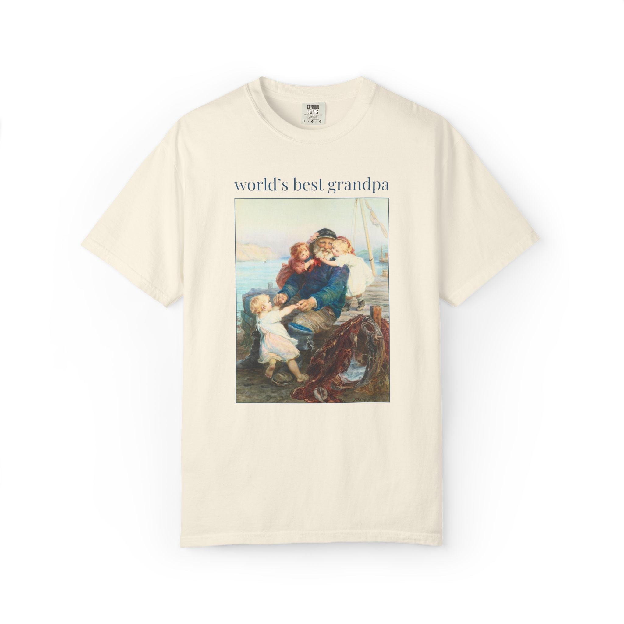 World's Best Grandpa Art History T-Shirt - Opal and June