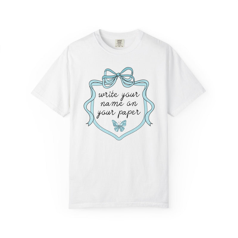 Write Your Name on Your Paper - Opal and June