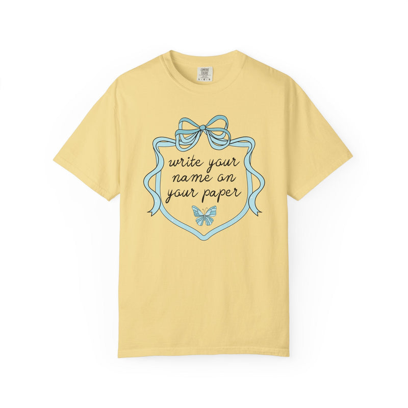 Write Your Name on Your Paper - Opal and June