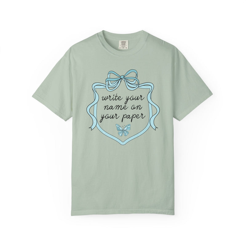 Write Your Name on Your Paper - Opal and June