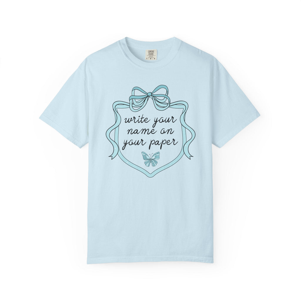 Write Your Name on Your Paper - Opal and June