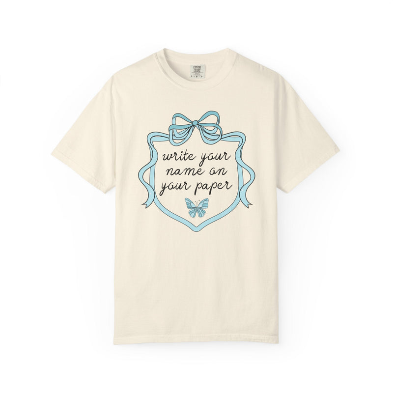 Write Your Name on Your Paper - Opal and June