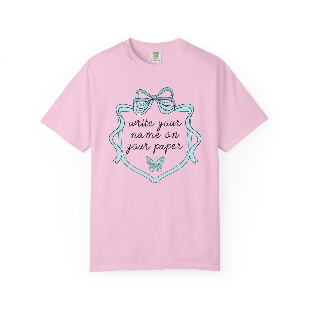 Write Your Name on Your Paper - Opal and June