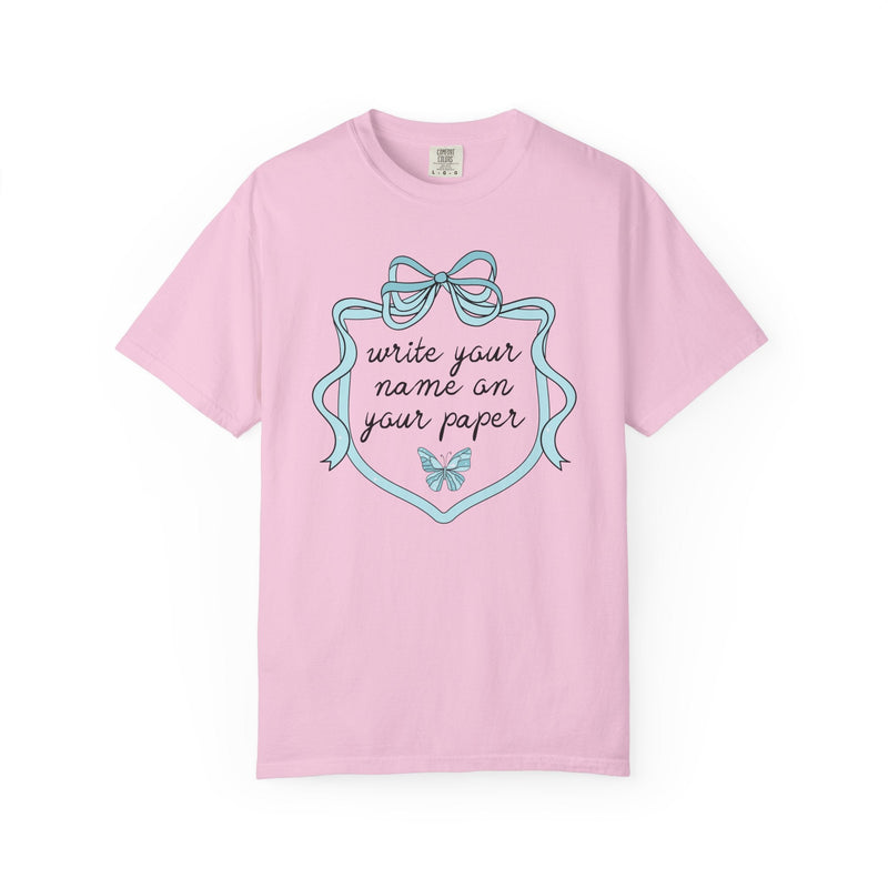 Write Your Name on Your Paper - Opal and June