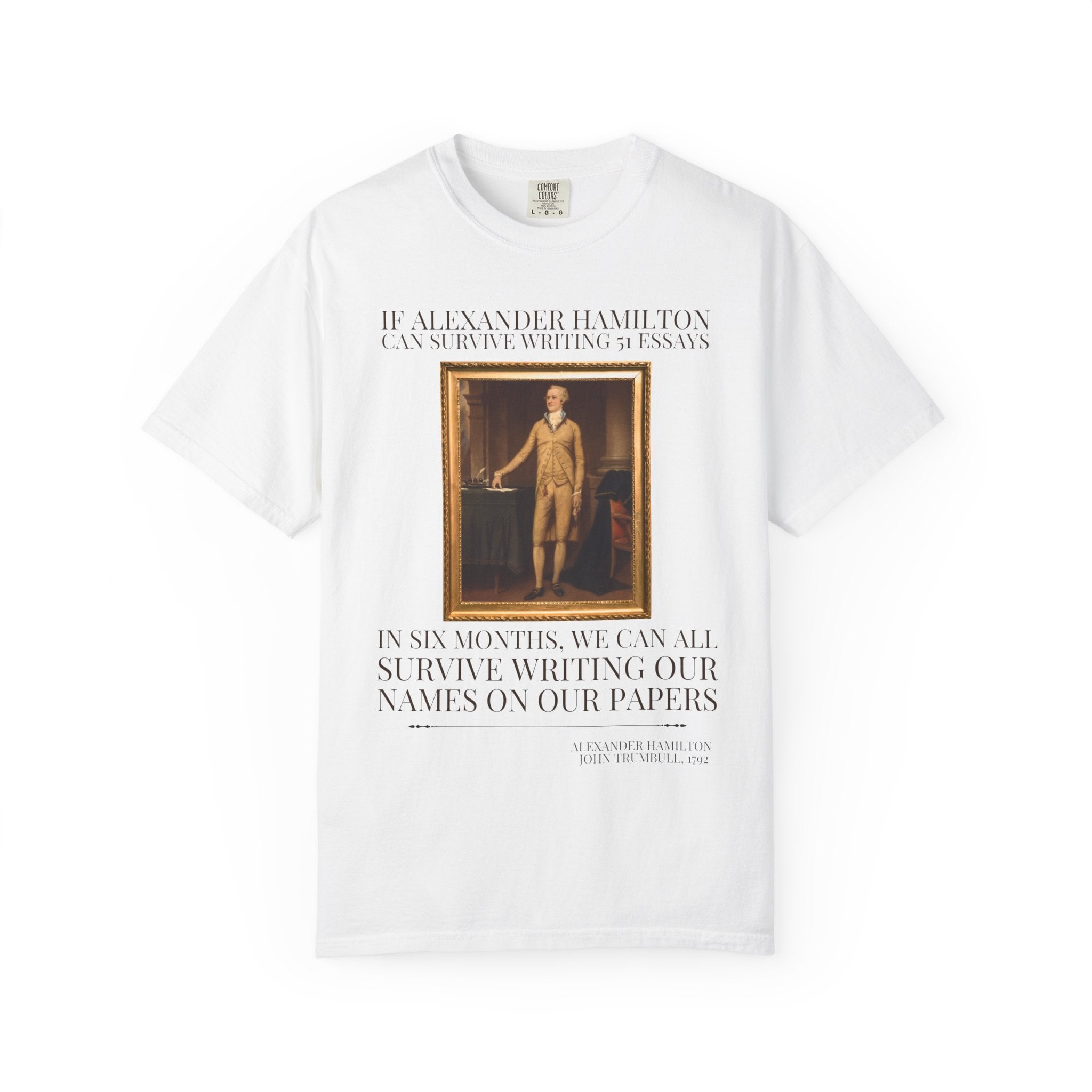 Write Your Name on Your Paper Funny High School History Teacher Tee Shirt, Alexander Hamilton History Department Tee, History Professor Gift - Opal and June