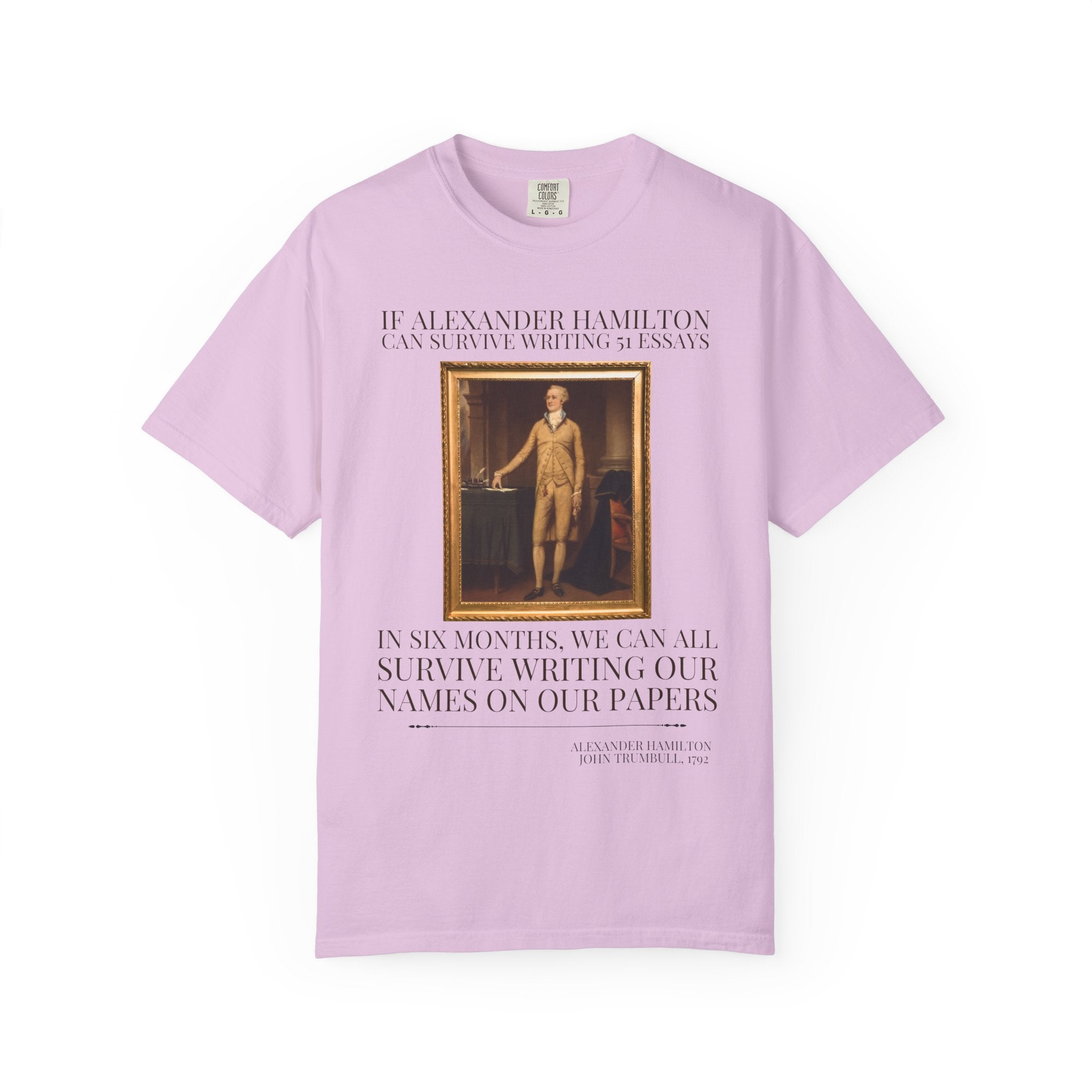 Write Your Name on Your Paper Funny High School History Teacher Tee Shirt, Alexander Hamilton History Department Tee, History Professor Gift - Opal and June