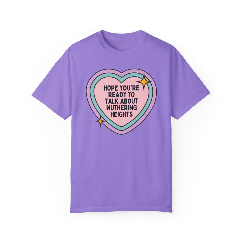 Wuthering Heights by Emily Bronte T-Shirt: Classic Literature Bookworm Present, Gothic English Literature Teacher, Heathcliff and Catherine - Opal and June