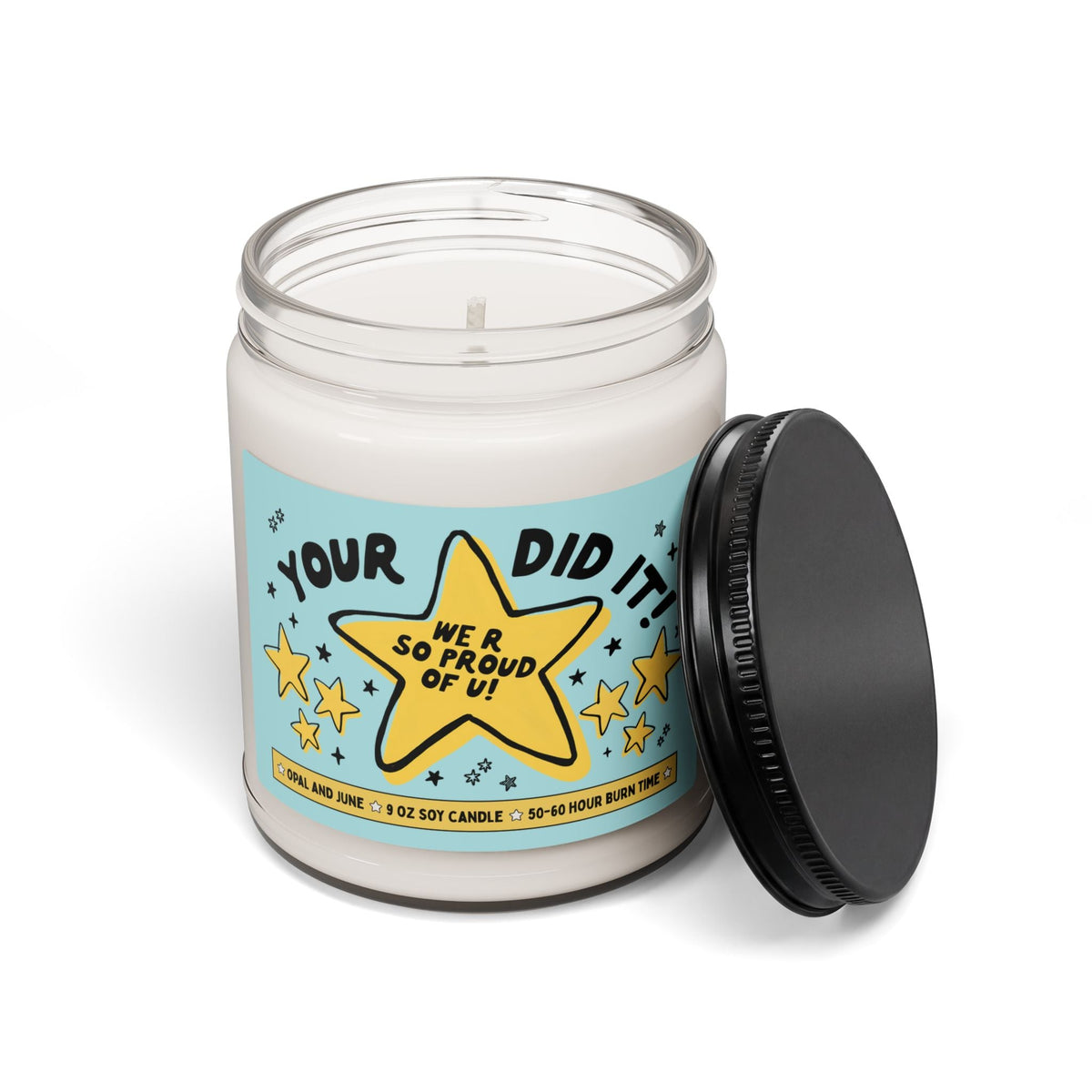 Your Did It! We R So Proud of U! | Funny and Cute Congratulations Gift or Thank You Gift for Daughter or Son Graduating School, Coworker Promotion Gift - Opal and June