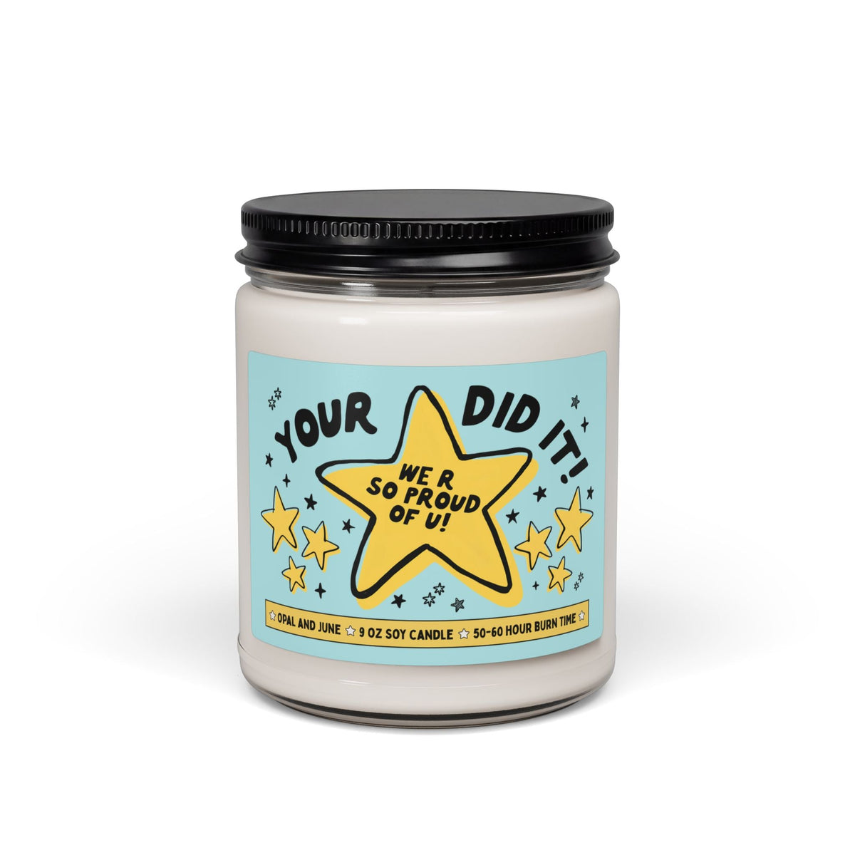 Your Did It! We R So Proud of U! | Funny and Cute Congratulations Gift or Thank You Gift for Daughter or Son Graduating School, Coworker Promotion Gift - Opal and June