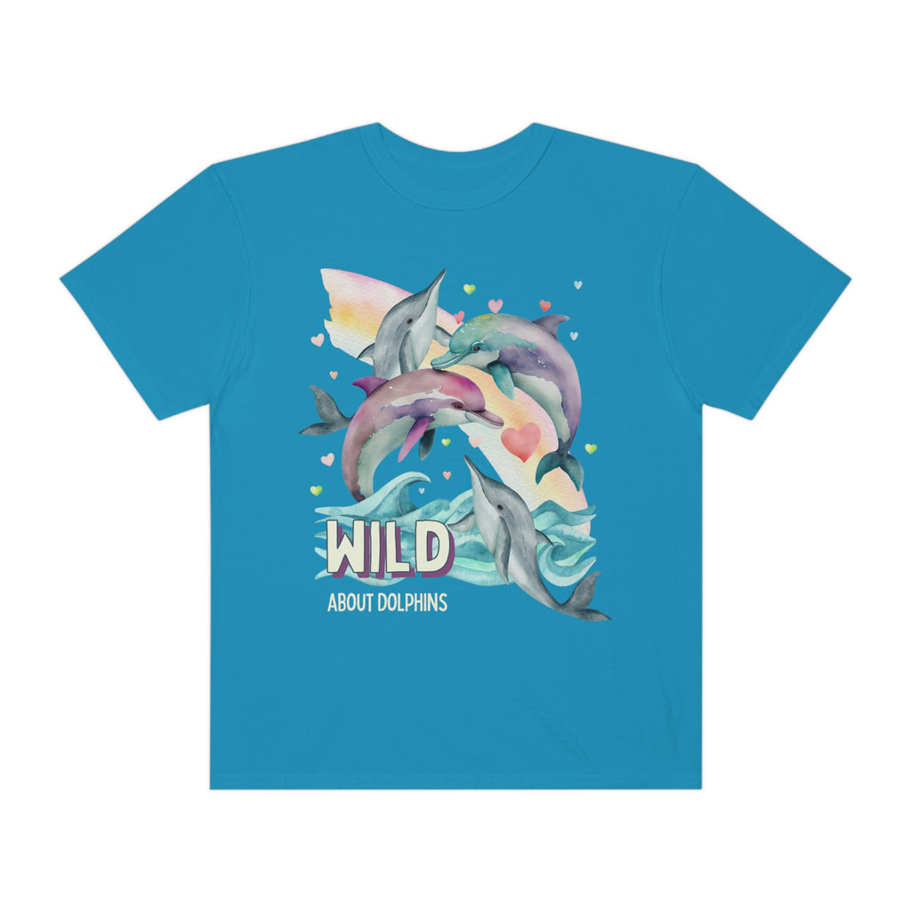 Funny Ocean Shirt for Dolphin Lover: Wild About Dolphins