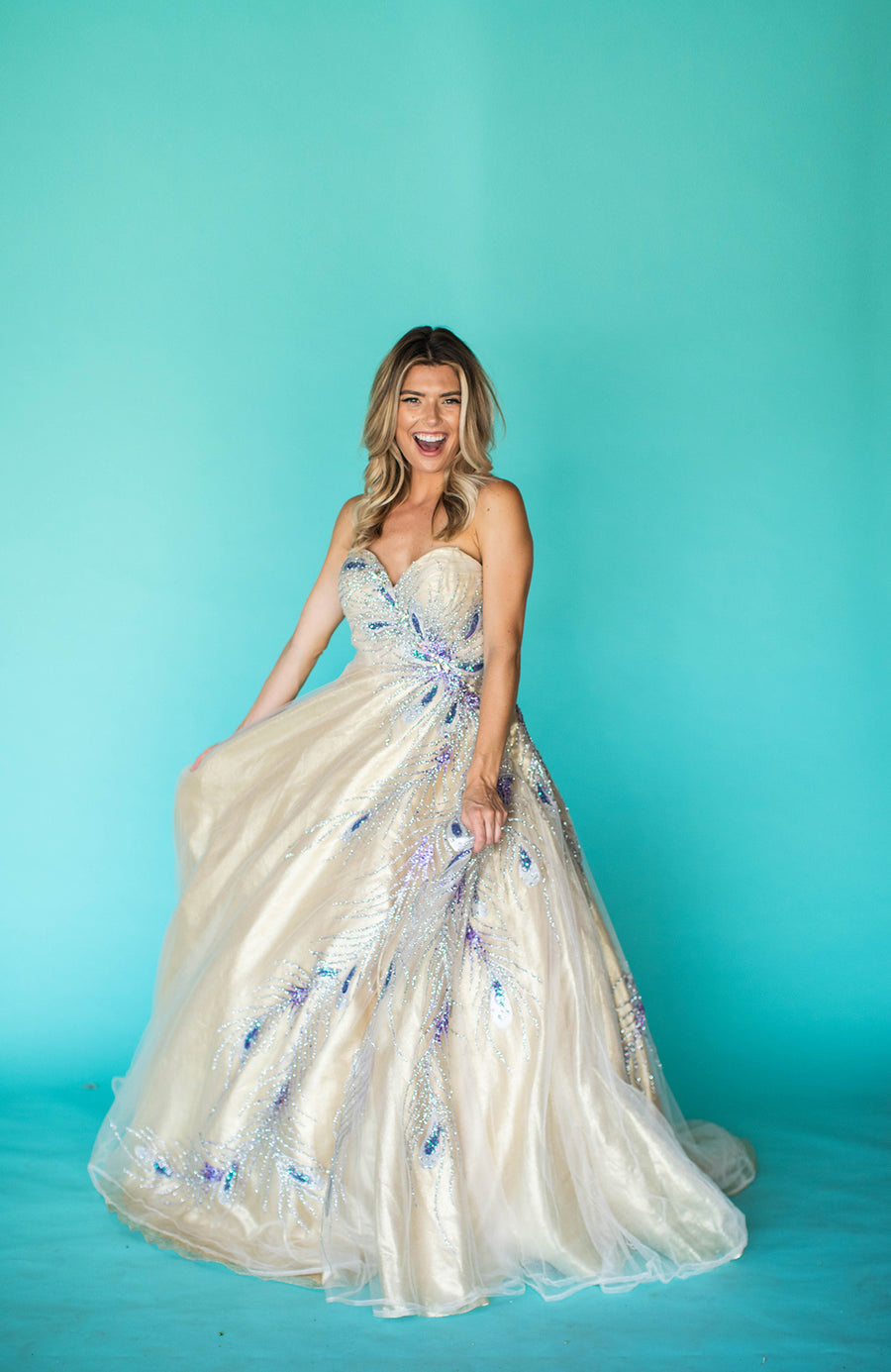 Scarlett | Fancy Vintage Ballgown For Rent – Opal and June
